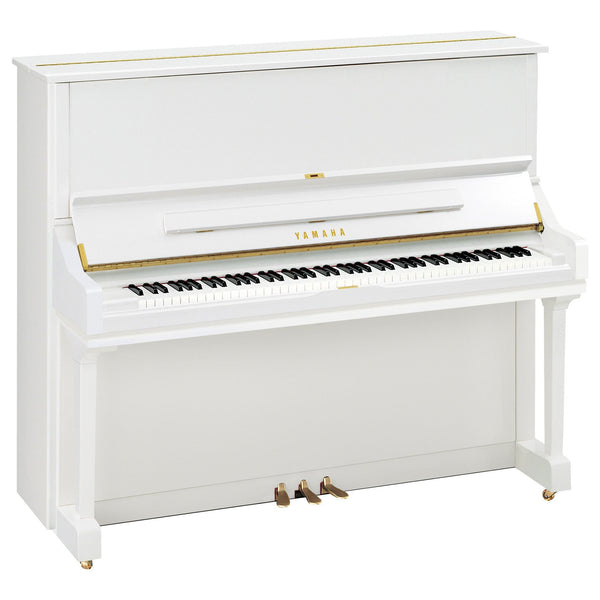 Yamaha U3S upright piano - Polished White