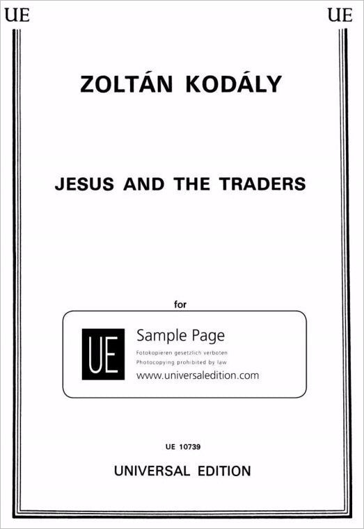 Kodaly Jesus and the Traders. - A1