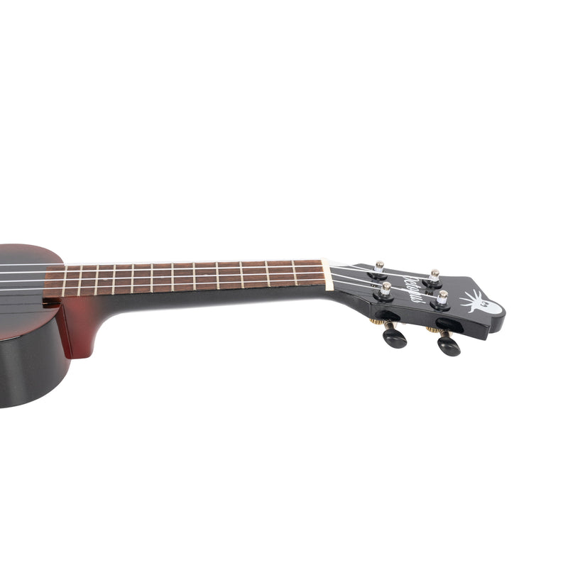 Octopus Academy sparkle soprano ukulele - Black burst