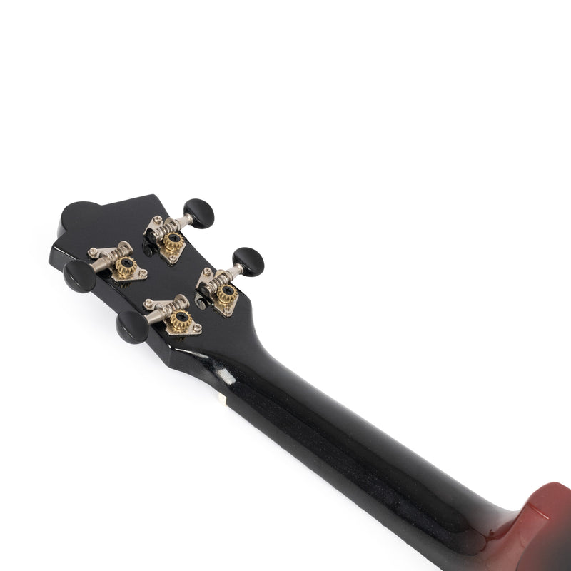 Octopus Academy sparkle soprano ukulele - Black burst