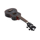Octopus Academy sparkle soprano ukulele - Black burst