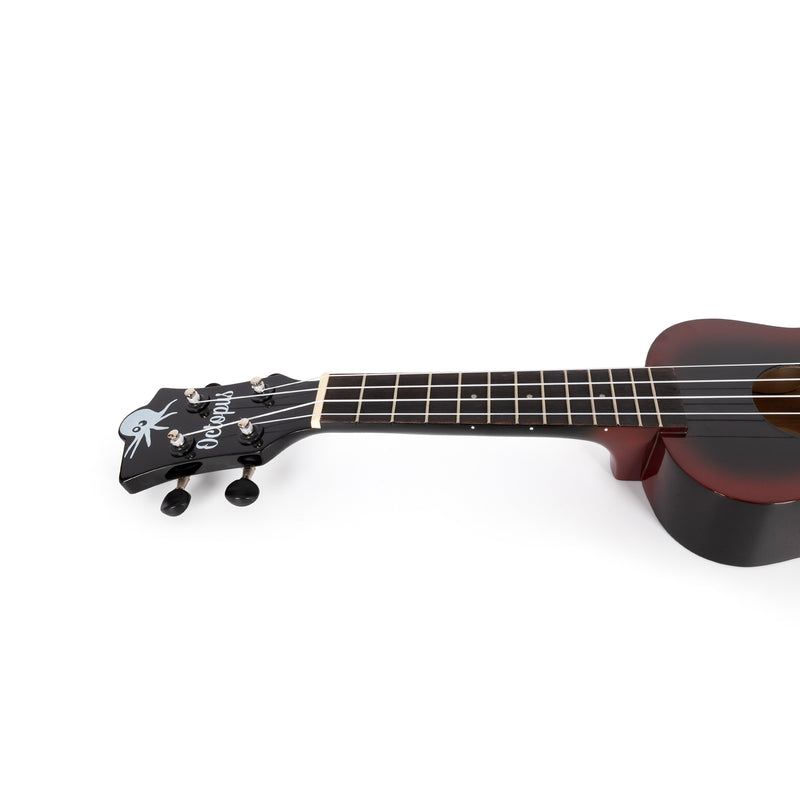 Octopus Academy soprano ukulele - Black burst