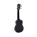 Octopus Academy sparkle soprano ukulele - Black