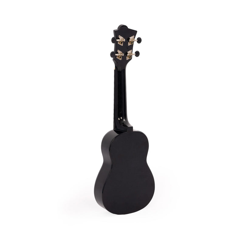 Octopus Academy sparkle soprano ukulele - Black
