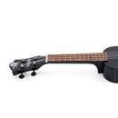 Octopus Academy sparkle soprano ukulele - Black