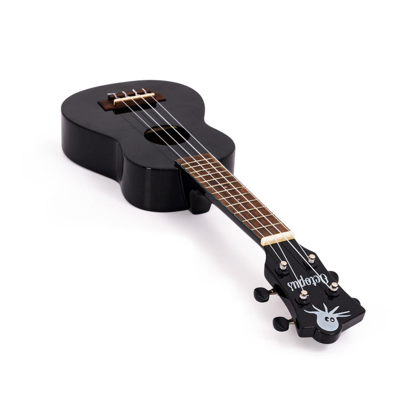 Octopus Academy sparkle soprano ukulele - Black