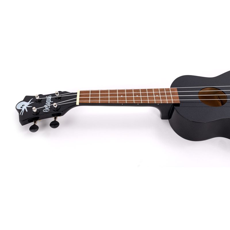 Octopus Soprano Ukulele - Metallic Black