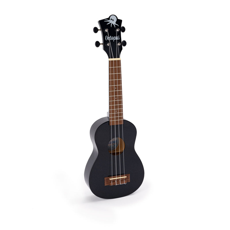 Octopus Soprano Ukulele - Metallic Black