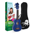 Octopus Academy sparkle soprano ukulele - Dark blue