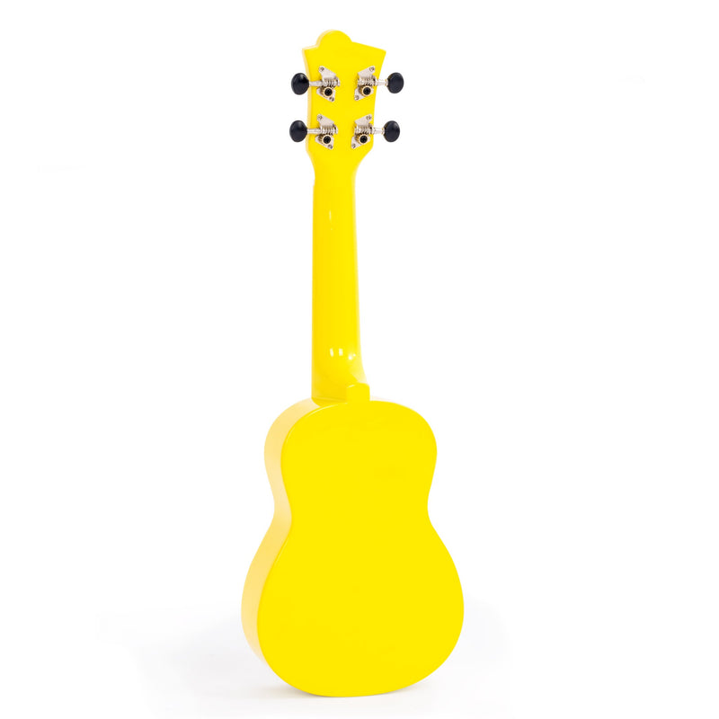Octopus Academy graphic soprano ukulele - Yellow with Octopus