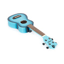 Octopus Academy sparkle soprano ukulele - Light blue burst