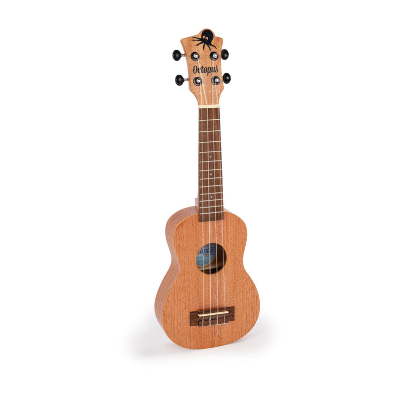 Octopus Soprano Ukulele - Natural