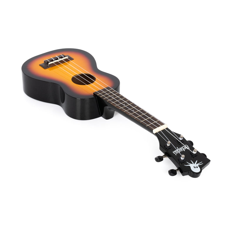 Octopus Academy sparkle soprano ukulele - Old violin burst