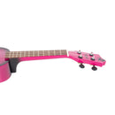 Octopus Academy sparkle soprano ukulele - Pink burst