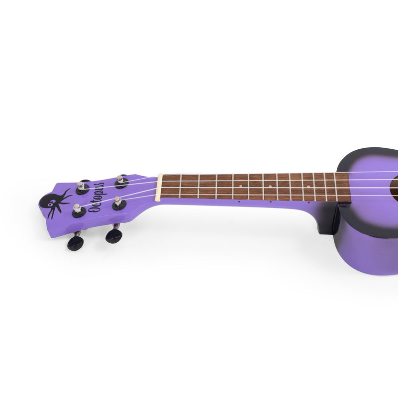 Octopus Soprano Ukulele - Purple