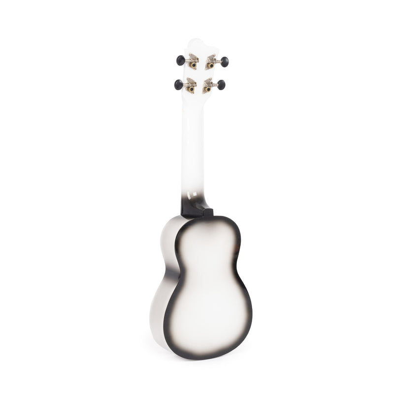 Octopus Academy sparkle soprano ukulele - White burst