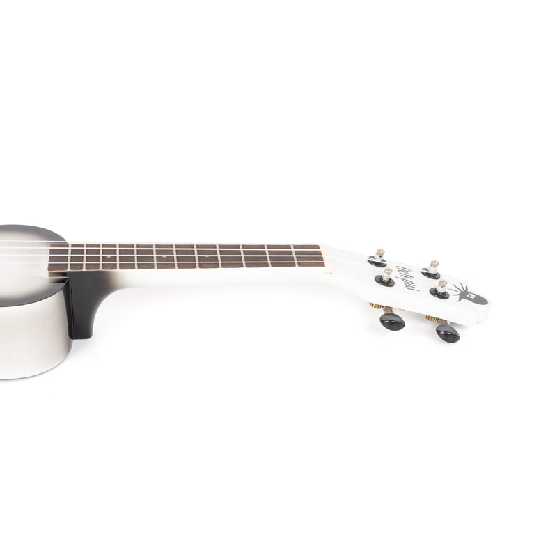 Octopus Academy sparkle soprano ukulele - White burst
