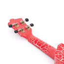 Octopus Academy soprano ukulele - Red and white crackle