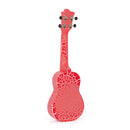 Octopus Academy soprano ukulele - Red and white crackle