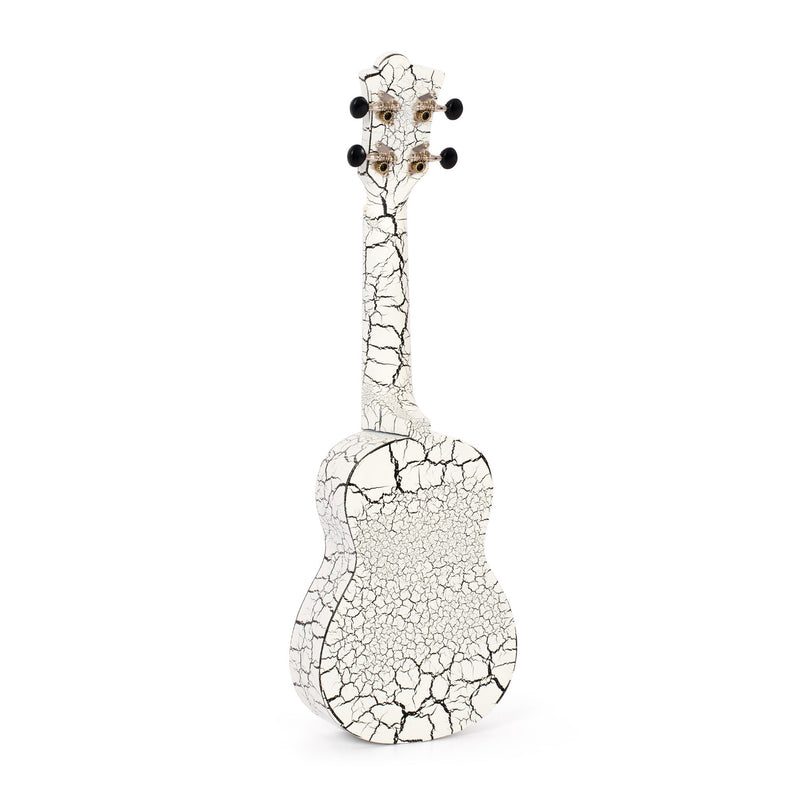 Octopus Academy soprano ukulele - White and black crackle