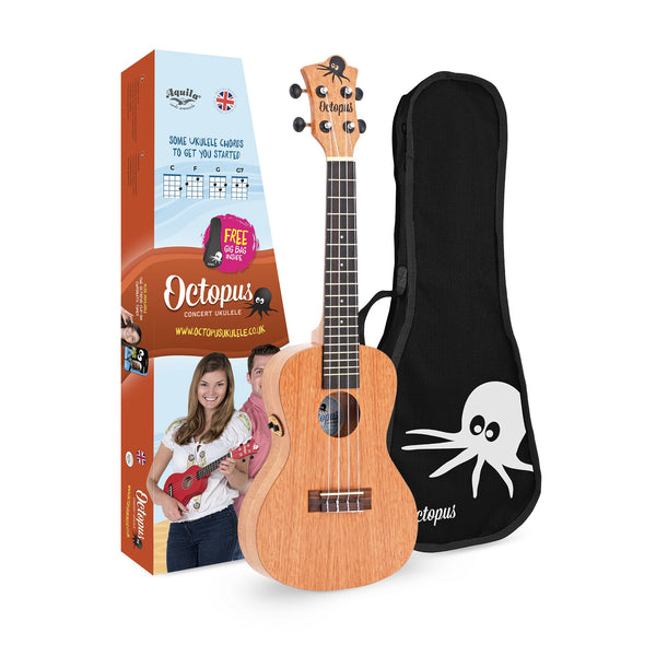 Octopus Electro-Acoustic Ukulele - Concert