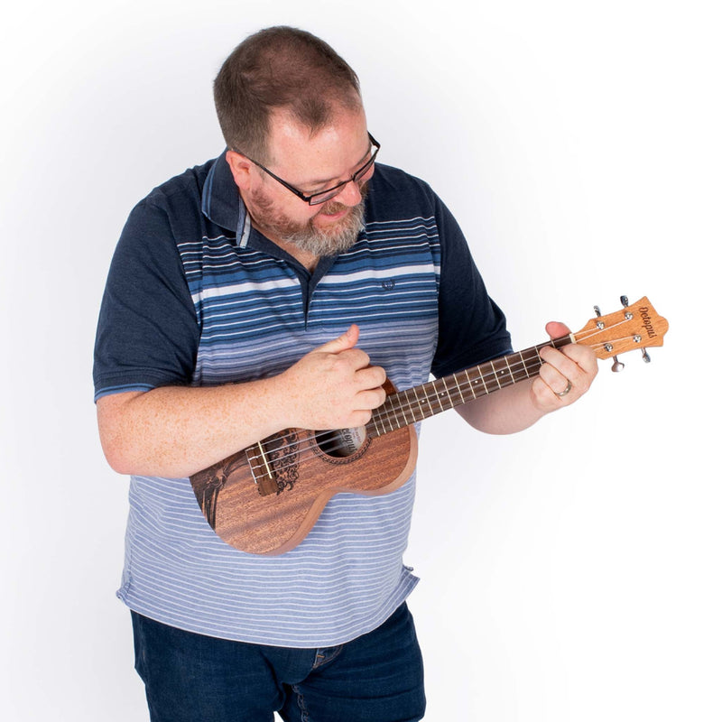 Octopus Rosette electro-acoustic soprano ukulele