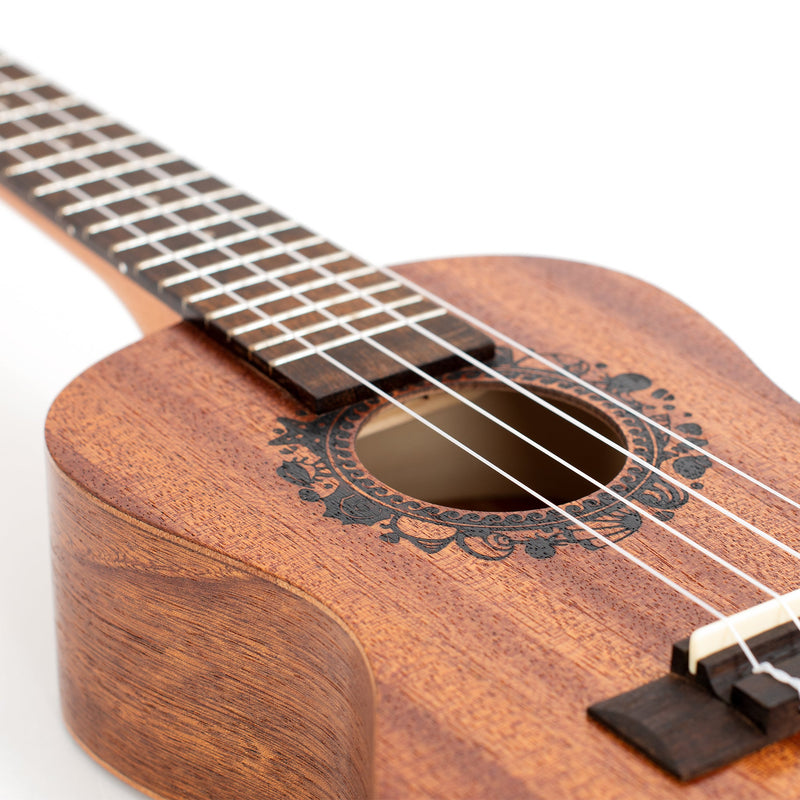 Octopus Rosette concert ukulele