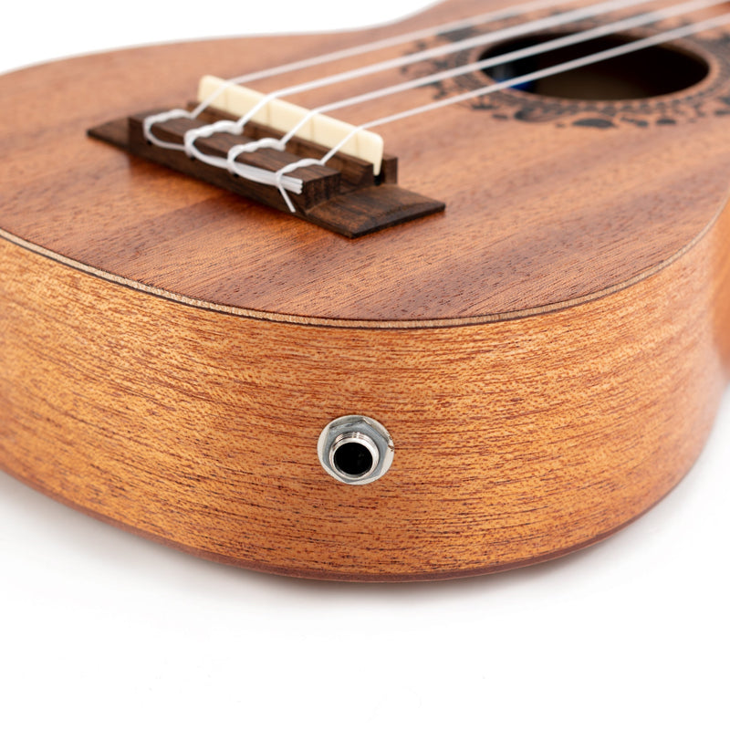 Octopus Rosette electro-acoustic soprano ukulele