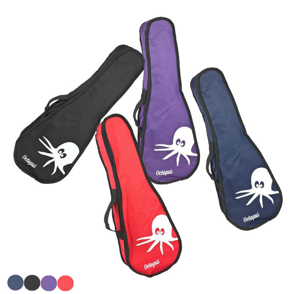 Octopus Soprano Ukulele Bag - Black