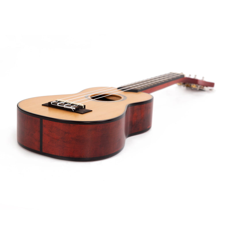 Octopus Flamed maple with solid cedar top soprano ukulele