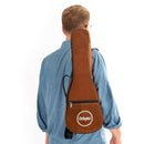 Octopus UK57 dark brown suede effect ukulele gig bag - Soprano