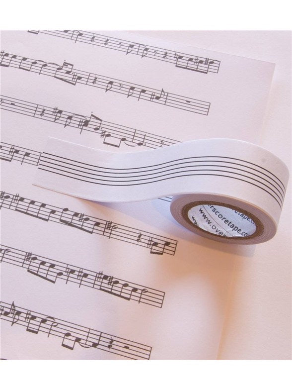 Overscore Tape removable manuscript Roll