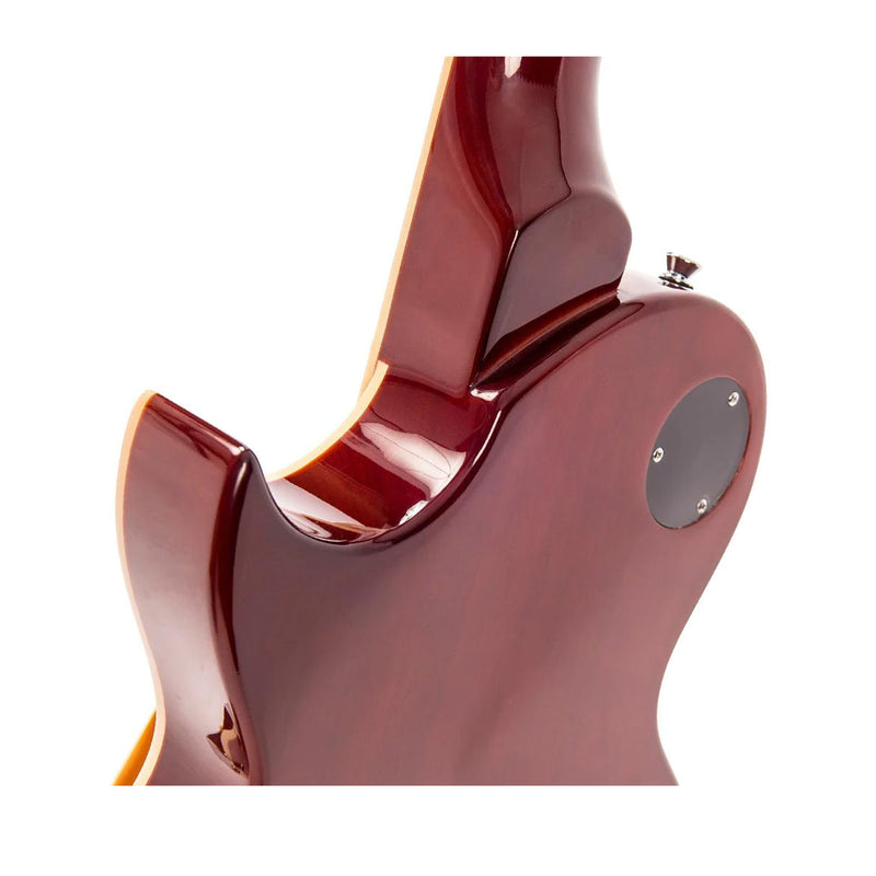 Vintage V100 Reissued electric guitar - Flame Iced Tea