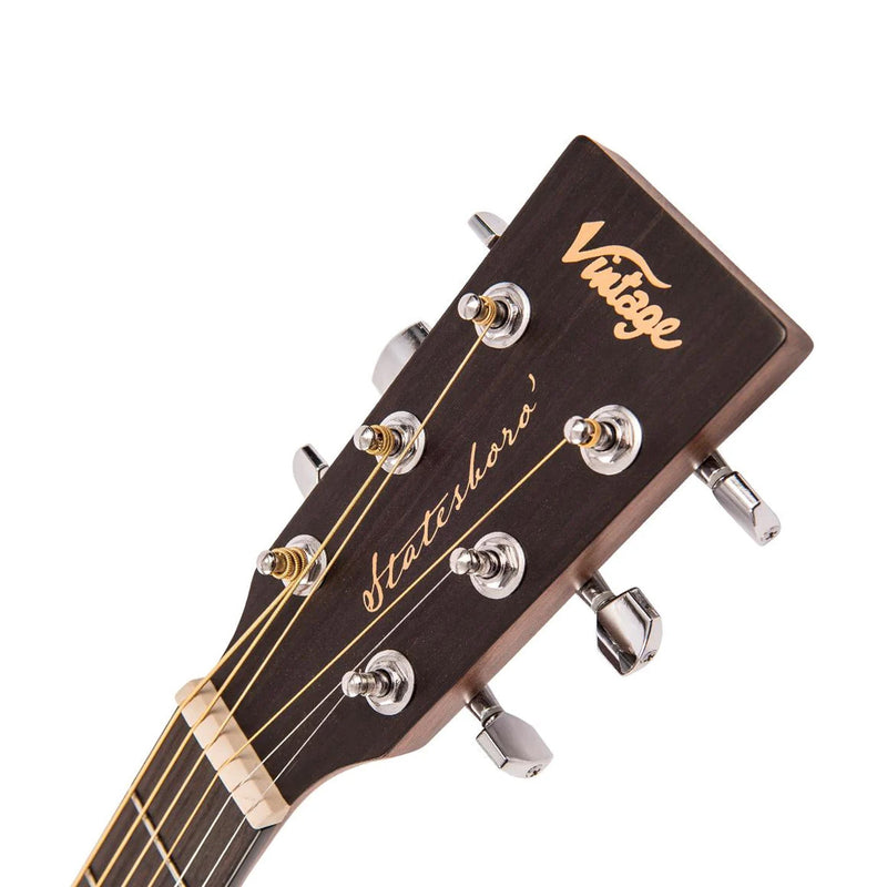 Vintage Statesboro 'orchestra' acoustic guitar - Whiskey sour