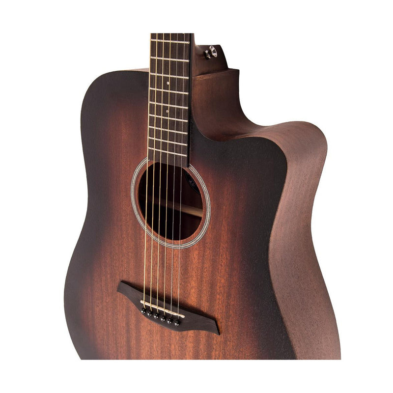 Vintage Statesboro 'dreadnought' electro-acoustic guitar