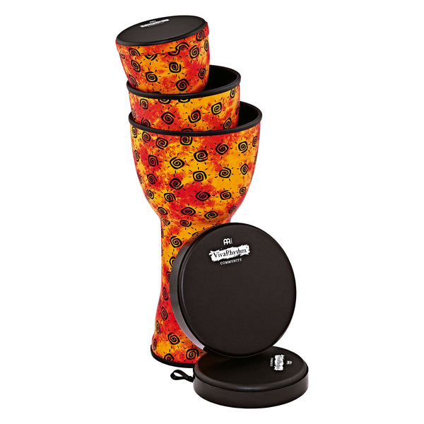Meinl Viva Rhythm Set Of 3 Pop-Off Djembe - Napa Head