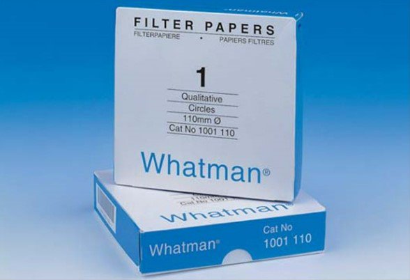 Filter Paper Circles, Whatman, Grade No.1, 4.25 cm Dia,Medium Flow, Cellulose Qualitative , Box 100  (Pack 100)