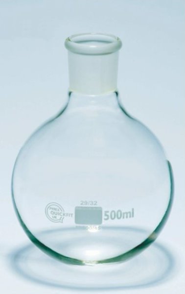 Flask R.B. Short Neck 100ml 24/29 Socket (Each)