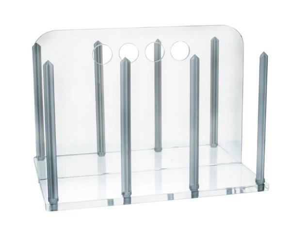 Petri Dish Rack, 90mm, Clear Acrylic (Each)