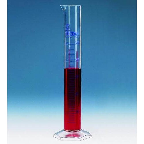 Measuring Cylinder, TPX (PMP), 50ml