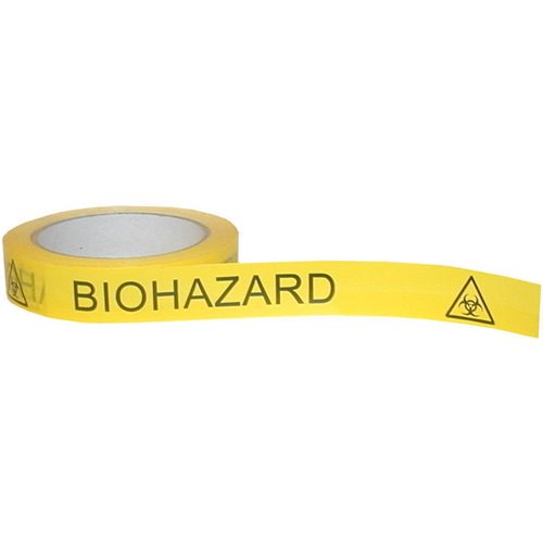 GHS Lab Tapes, Biohazard, 25mm x 66m (Roll)