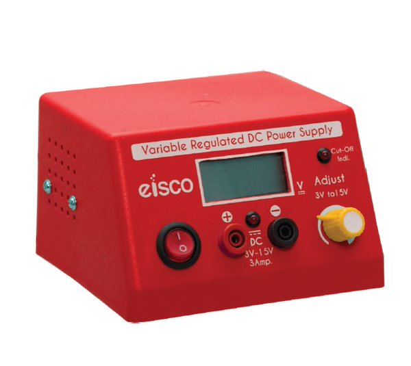 Eisco Regulated DC power Supply 3-12V/2.5A Digital (Each)