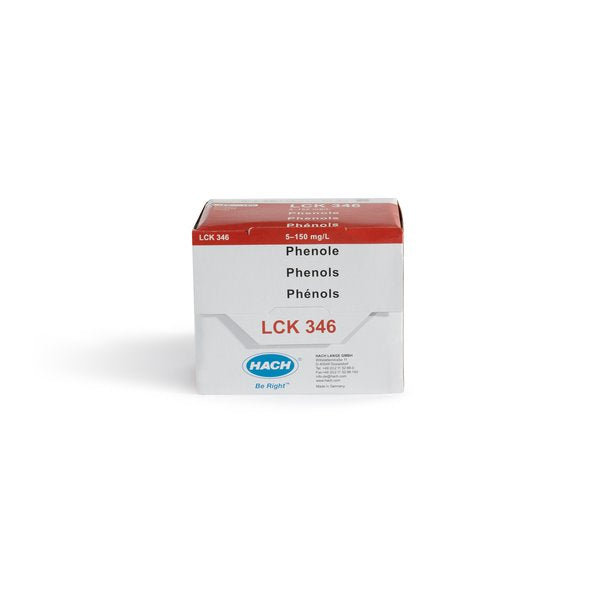 Hach, LCK346, Phenols Cuvette Test 5-150mg/L (Pack 24)