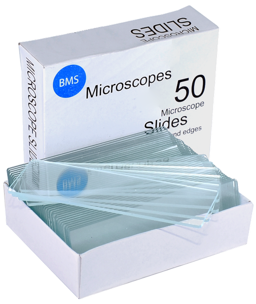 Microscope Slides Plain, 75 x 26mm, 1.2/1.4mm, (Pack of 50 )