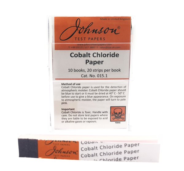 Indicator Paper, Cobalt Chloride, Book(20 leaves) (Pack 10)