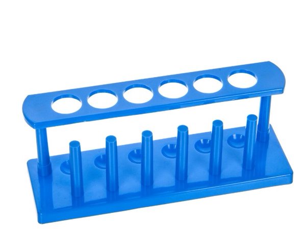 Rack, Test Tube, 6 Hole, Plastic (Pack of 10 )