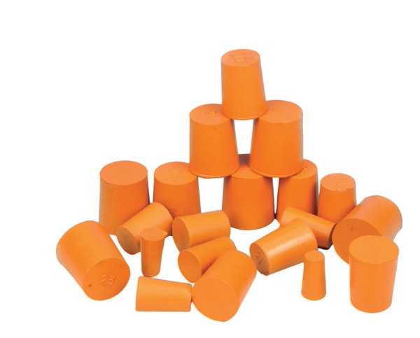 Rubber Stopper Solid  (Mixed Bag of 50)