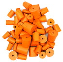 Stopper Rubber - One Hole bottom 19mm,top 22mm, length 28mm ( Pack of 10)