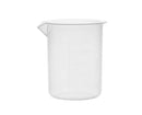 Beaker, Polypropylene, Squat, 500ml (Pack of 5)