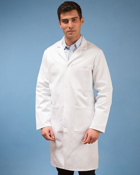 Laboratory Coats, Polyester Cotton, Male, Chest 112cm, 100cm long (Each)